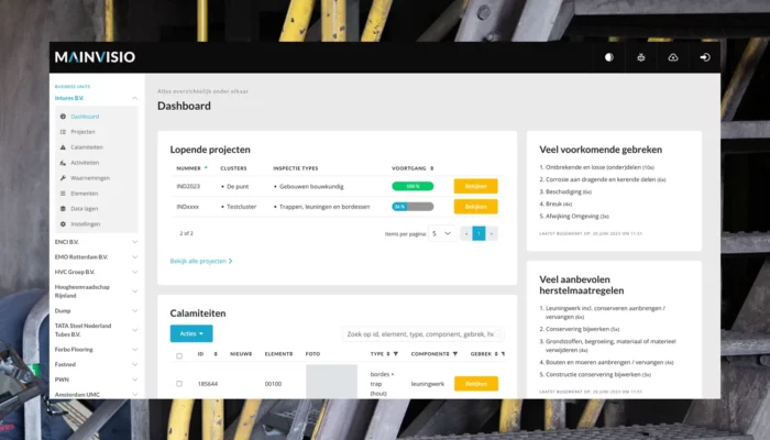 Maak kennis met MainVisio: ons online inspectieplatform