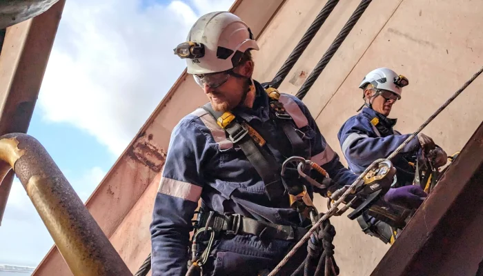 Geslaagd voor de cursus Rope Access