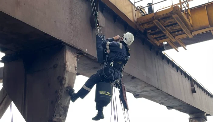 Rope Acces inspectie bij Hoogoven 6