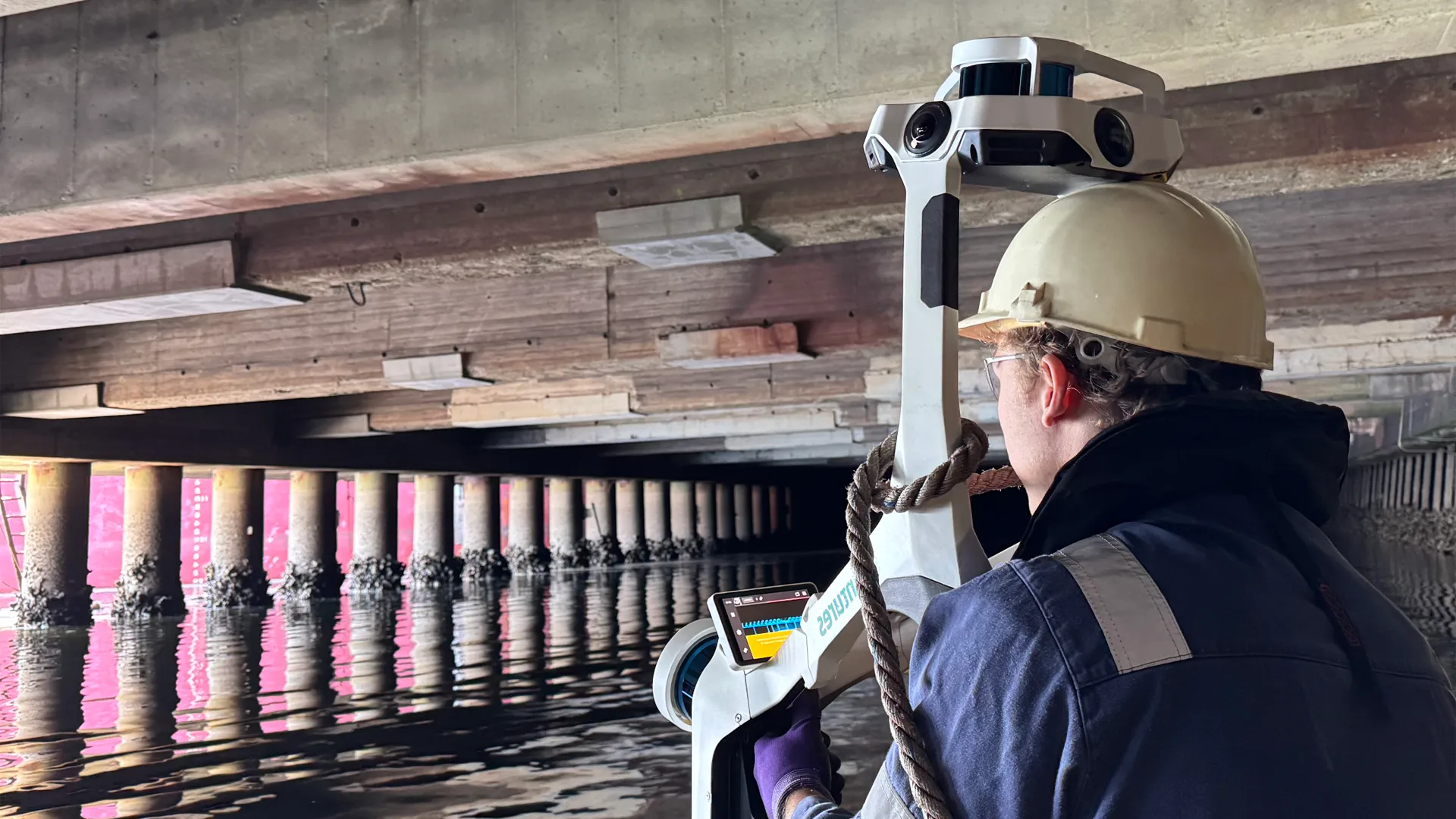 infrastructuur brug 3d scan