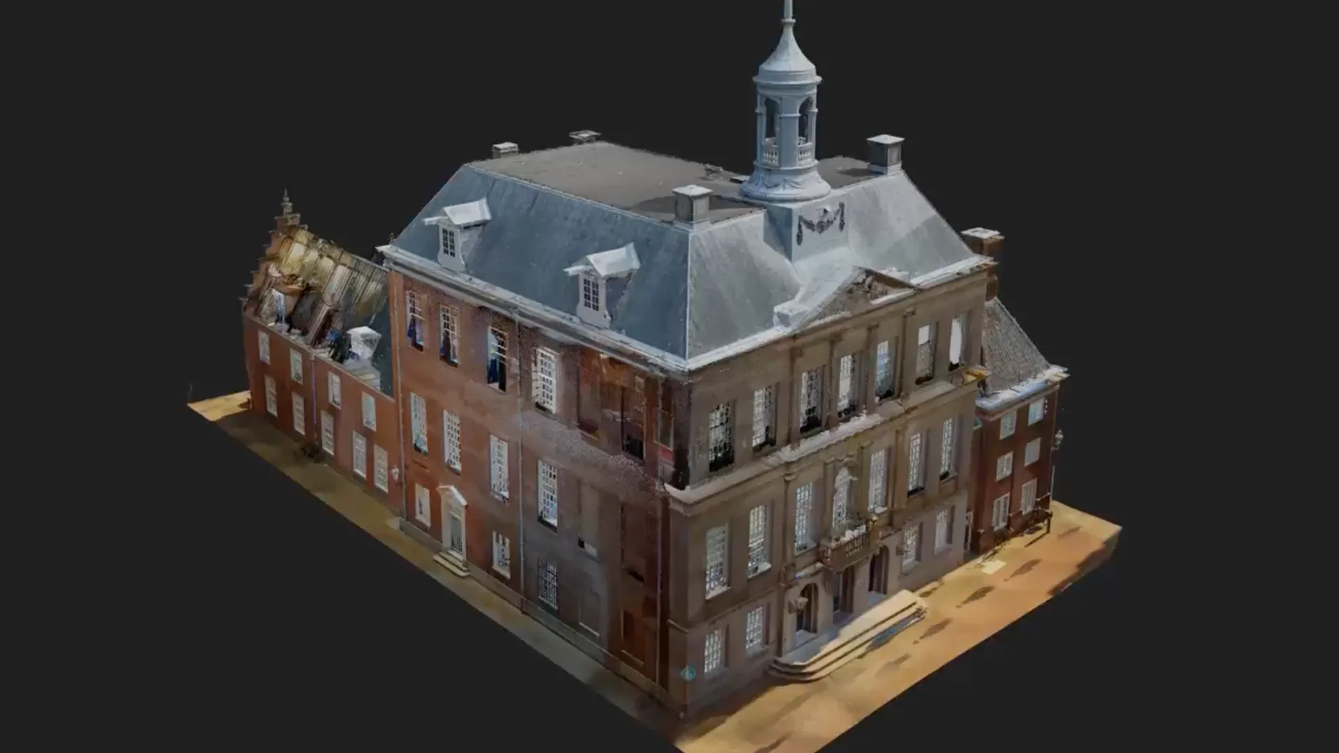 Stadhuis Weesp digitaal vastgelegd met complete 3D-scan